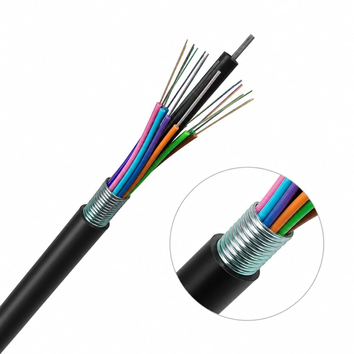 Cable de Fibra Óptica para Ducto GYTS